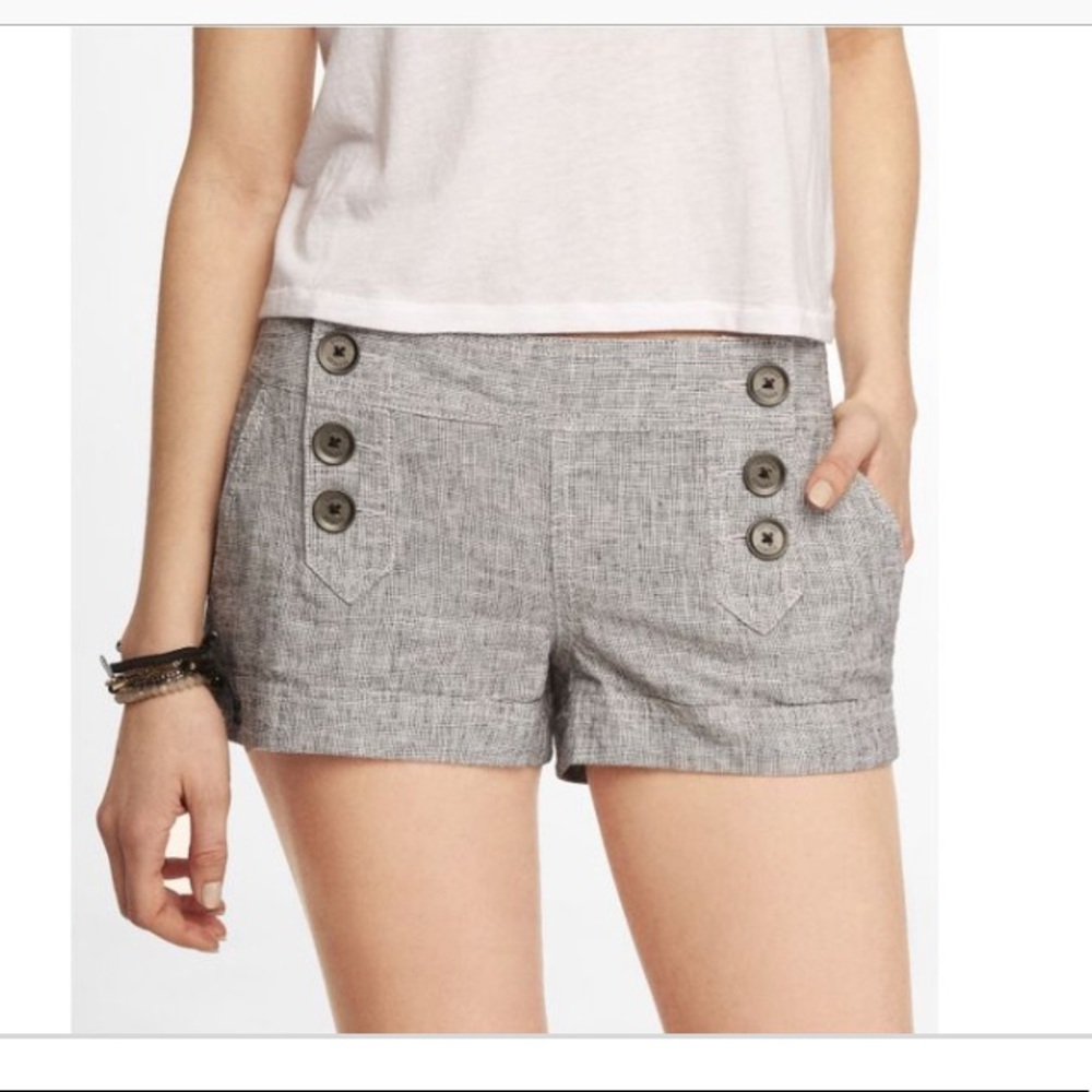 Express linen shorts